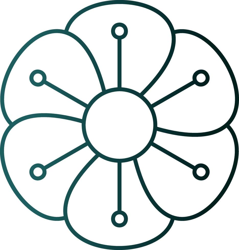 Dianthus Vector Icon Design