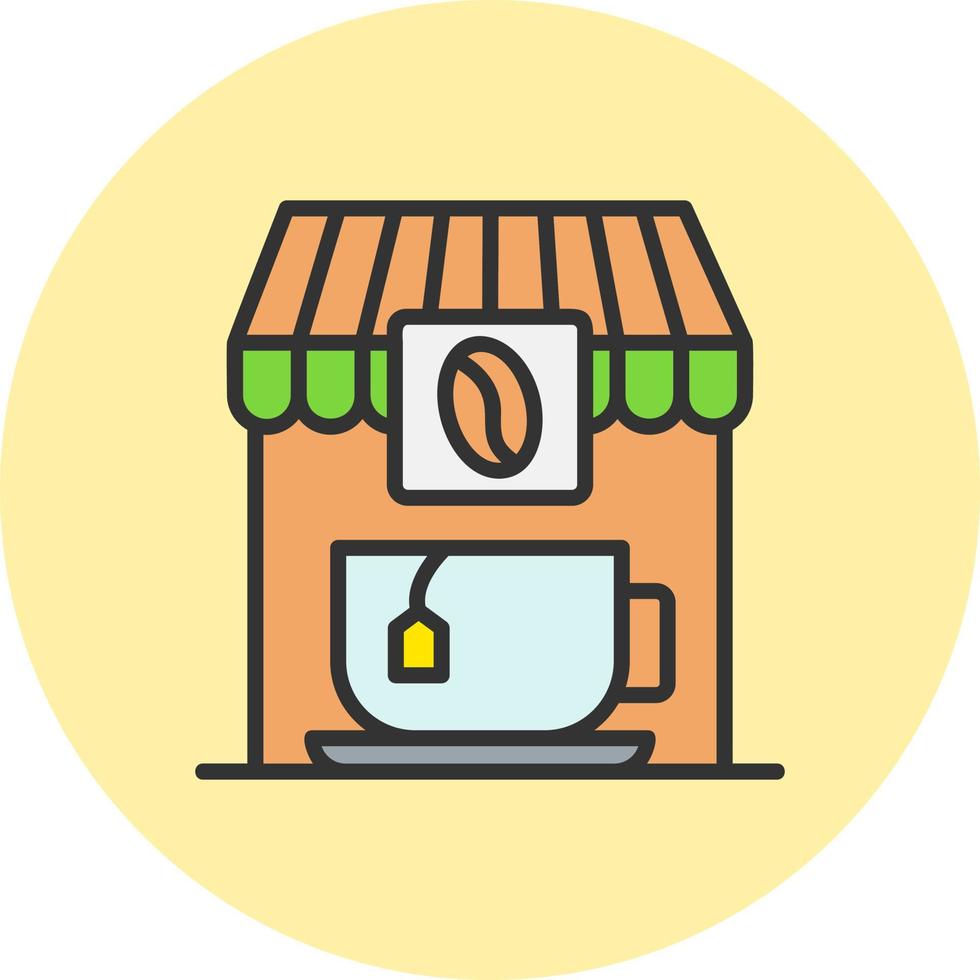 Coffee Shop Vector Icon