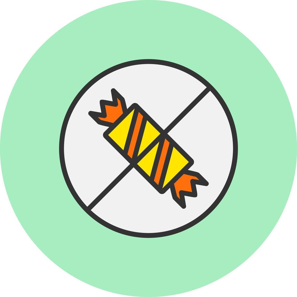 No Sugar Vector Icon