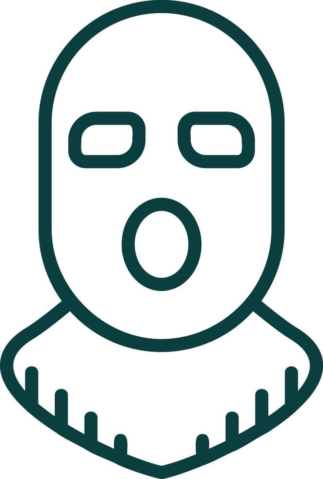 Balaclava Vector Icon Design