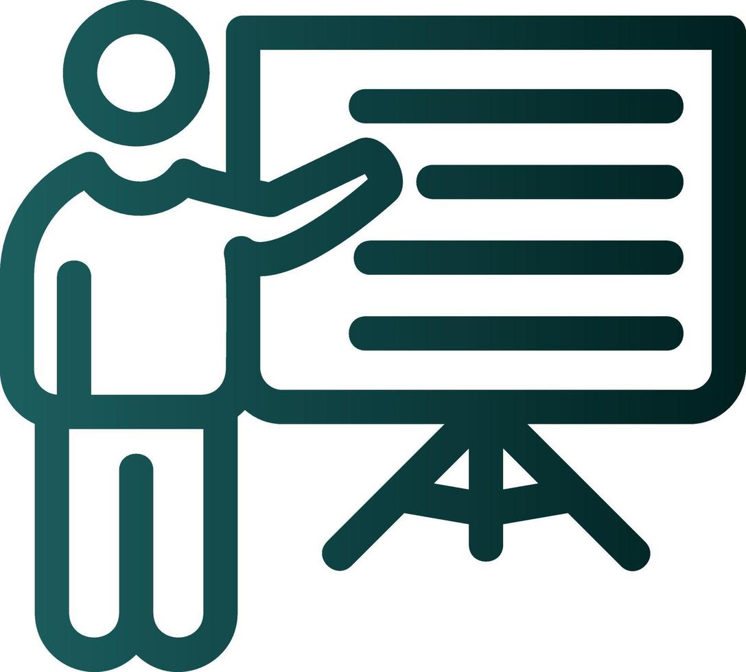 Presentation Vector Icon Design