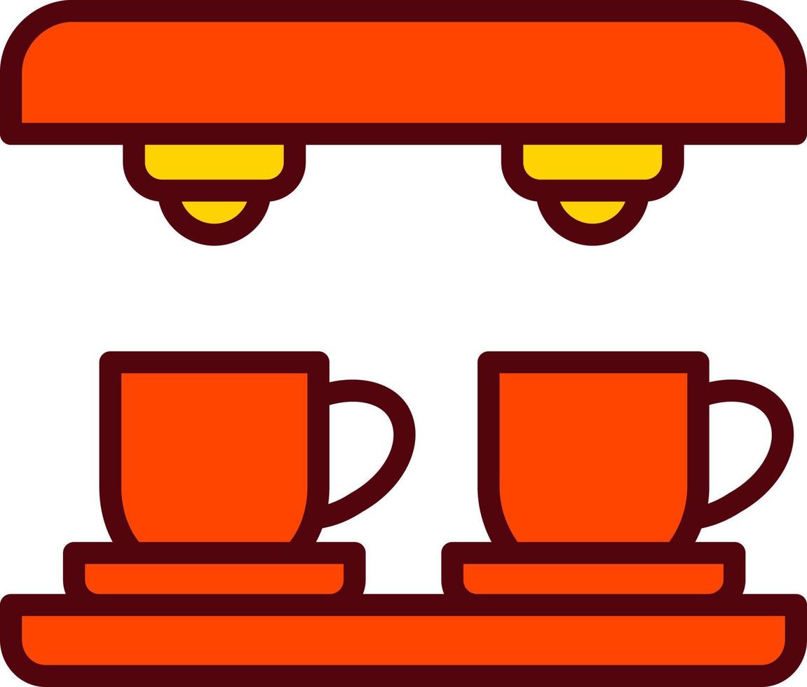 icono de vector de máquina de café