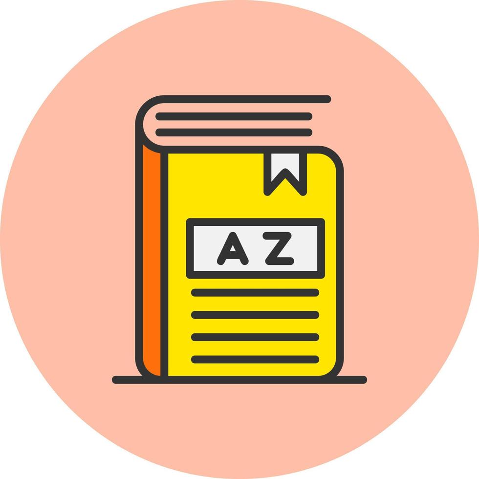 Dictionary Vector Icon