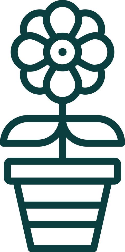 Flower Vector Icon Design