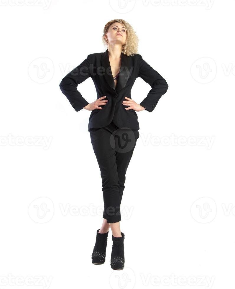 business woman in studio photo