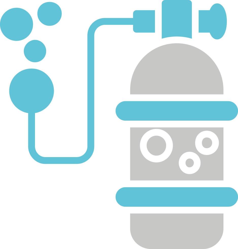 Oxygen Cylinder Vector Icon