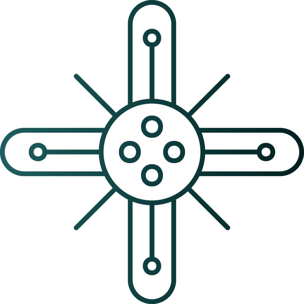 Garlic Mustard Vector Icon Design