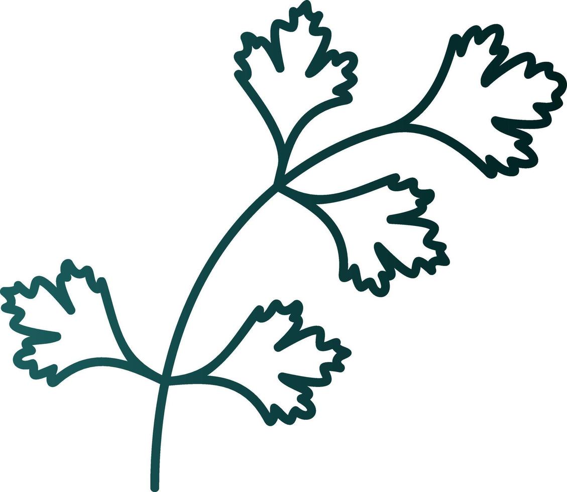 diseño de icono de vector de cilantro