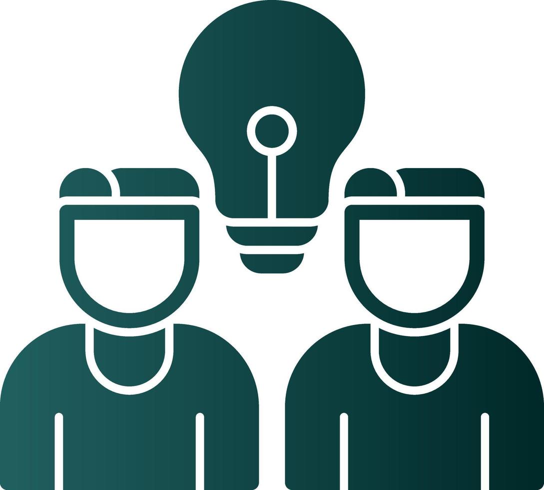 Collaboration Vector Icon Design