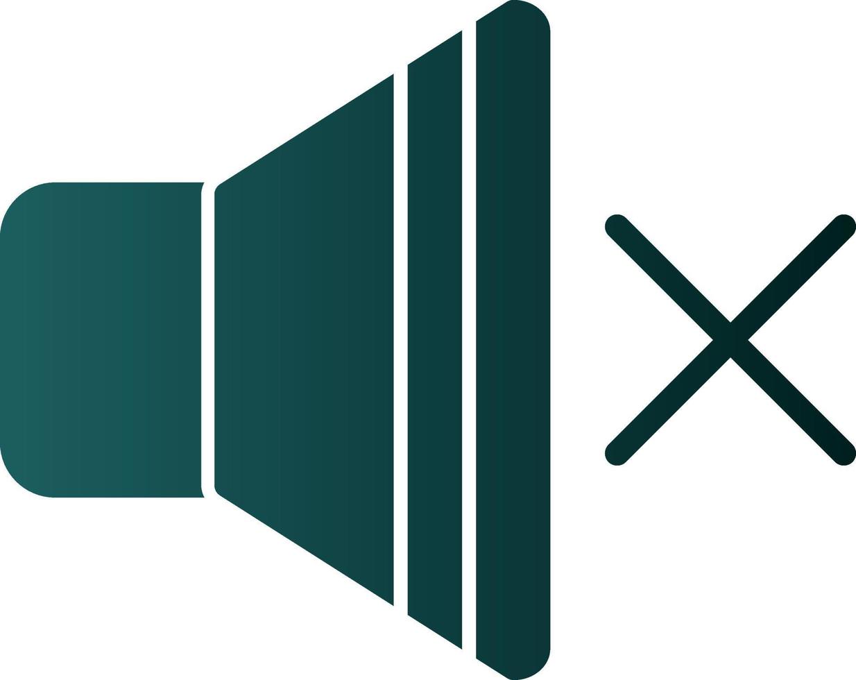 Mute Vector Icon Design
