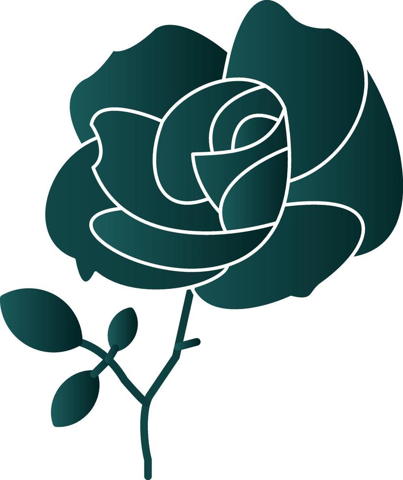 Rose Vector Icon Design