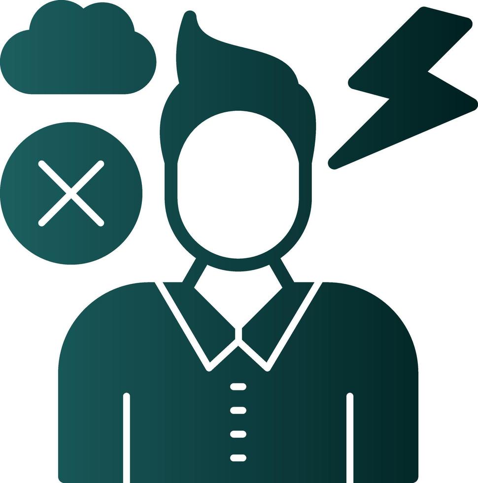 Anxiety Vector Icon Design