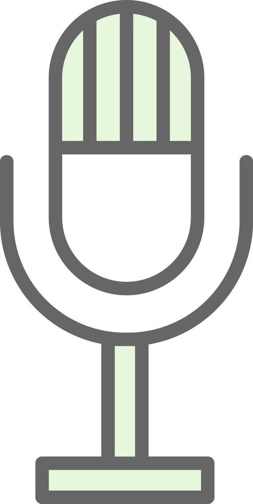 Podcast Vector Icon Design