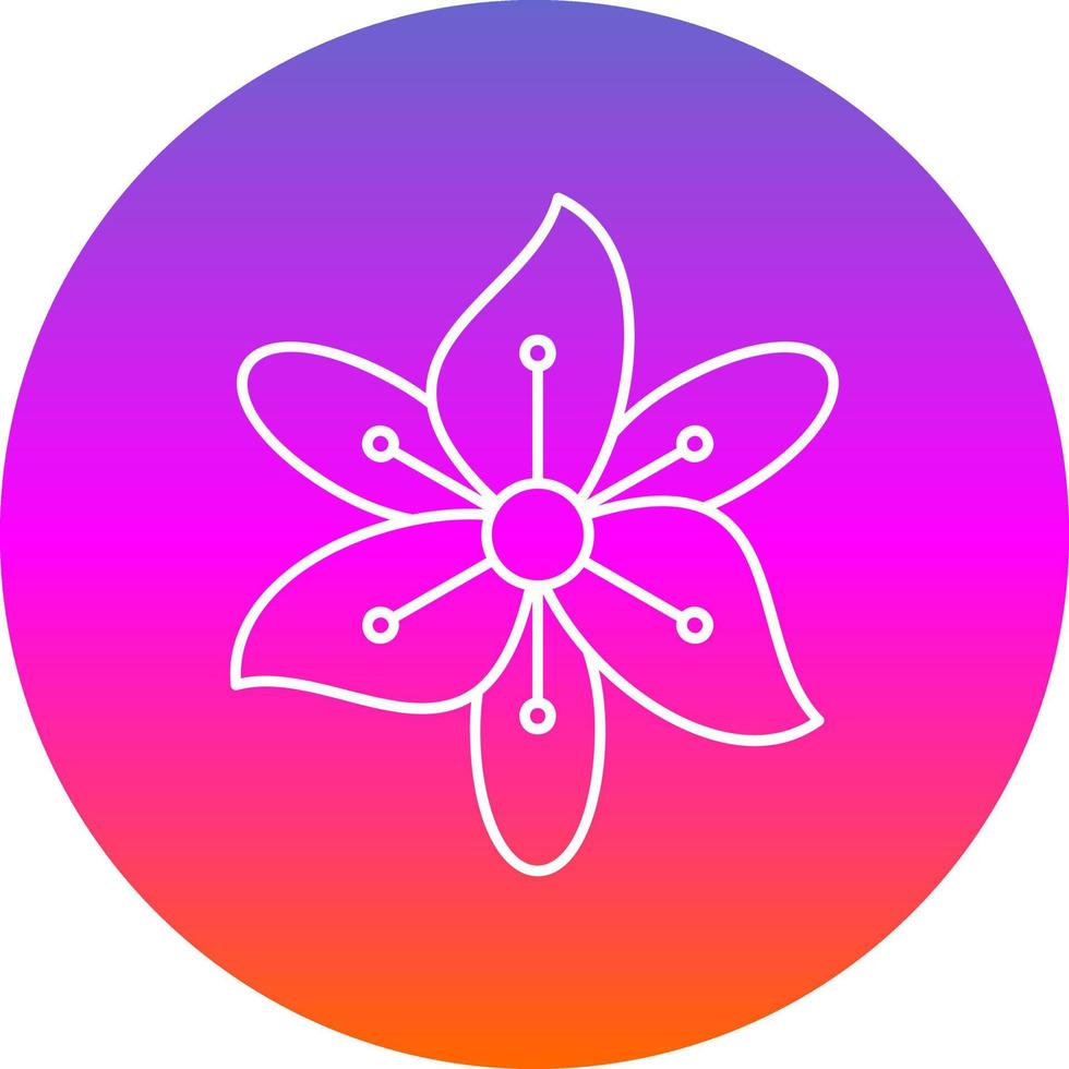 Freesia Vector Icon Design