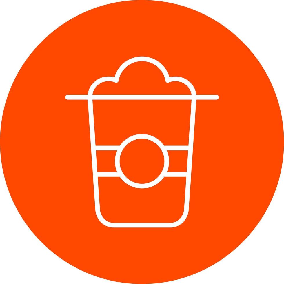 icono de vector frappé