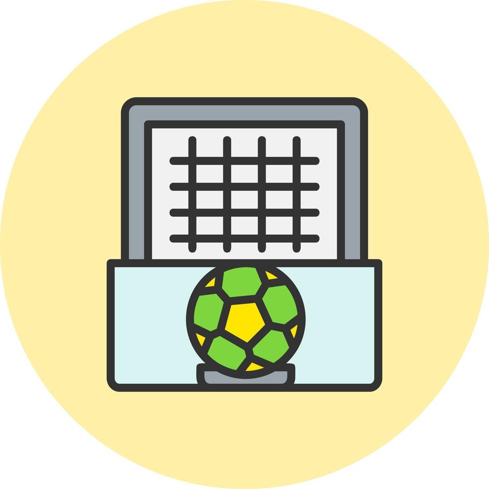 Penalty Kick Vector Icon