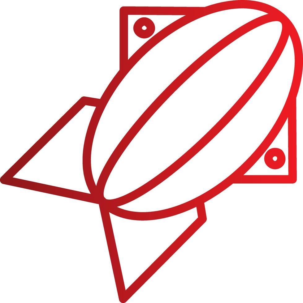 Blimp Vector Icon