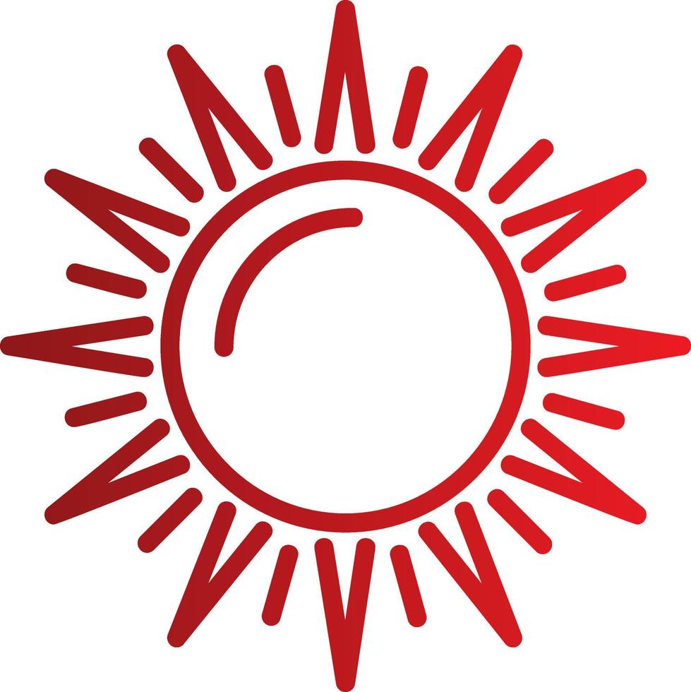 Sun Vector Icon