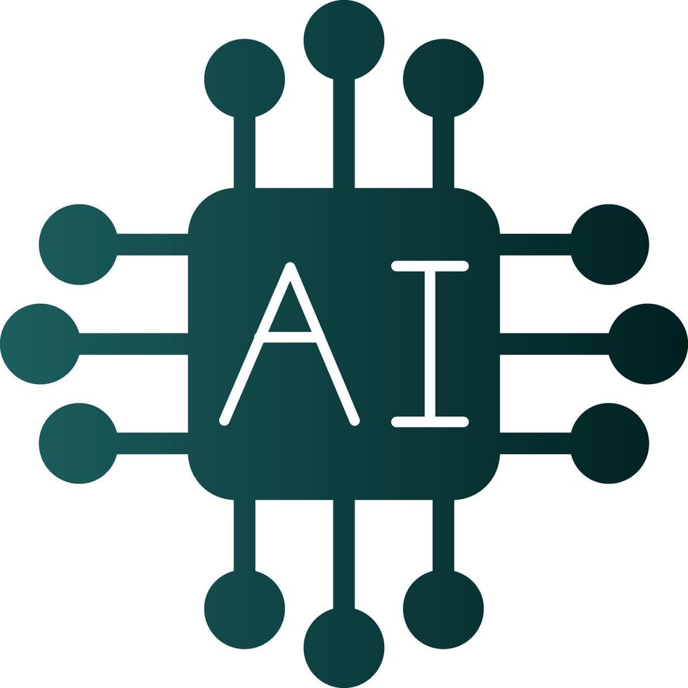 Artifical Intelligence Vector Icon Design