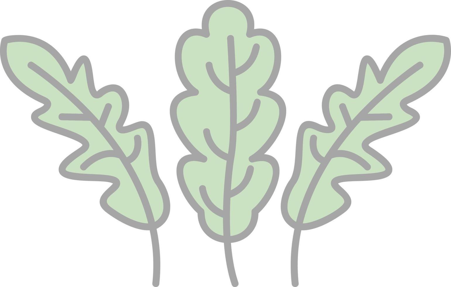Arugula Vector Icon Design