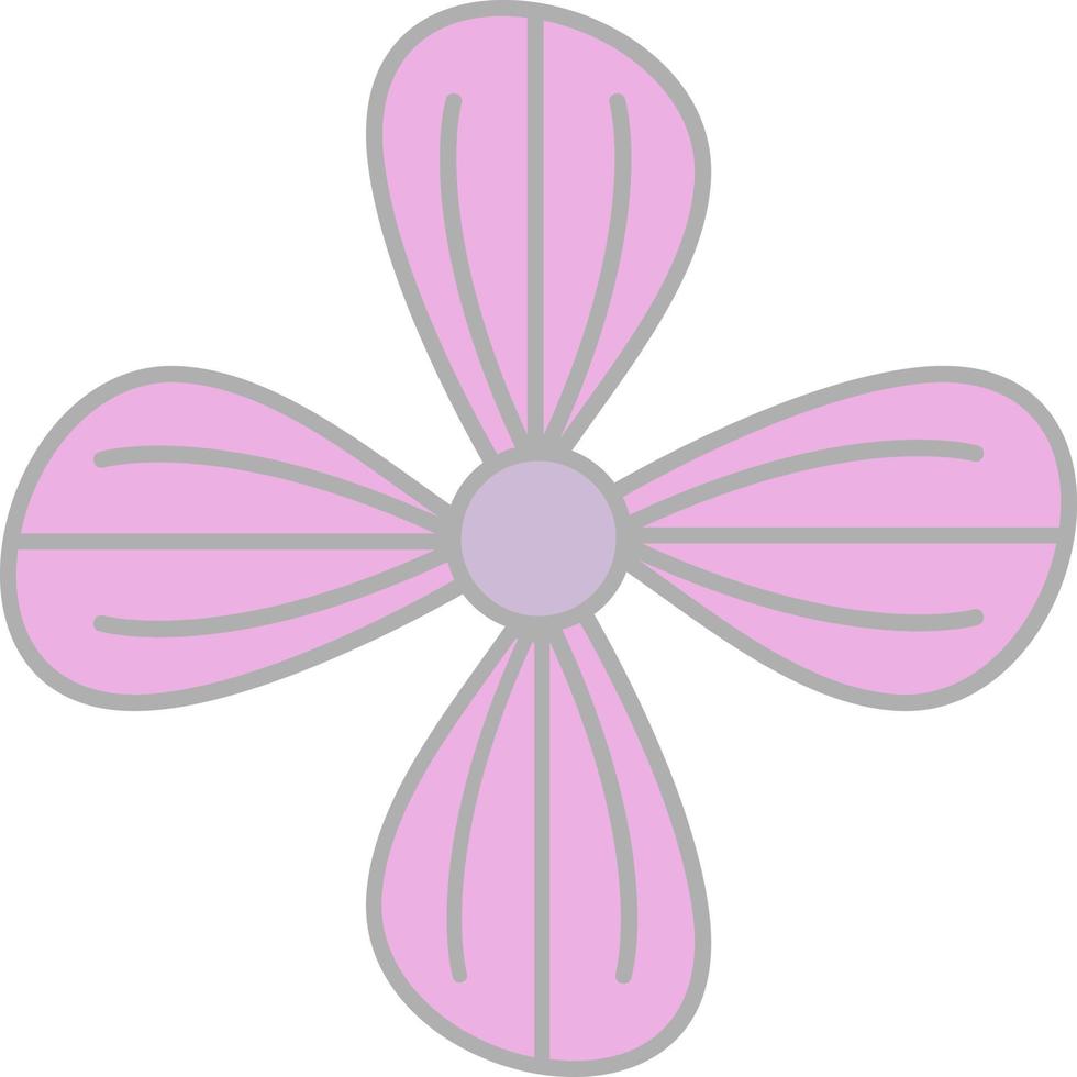 Geranium Vector Icon Design