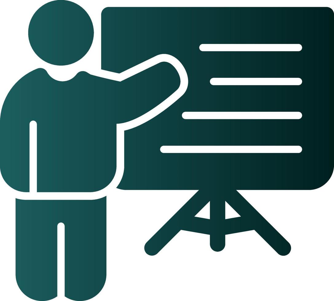 Presentation Vector Icon Design