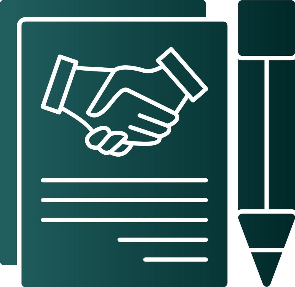 Agreement Vector Icon Design