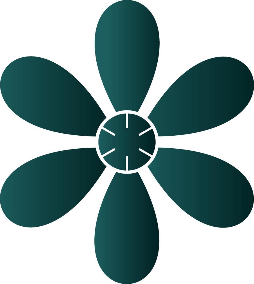 Mint Marigold Vector Icon Design