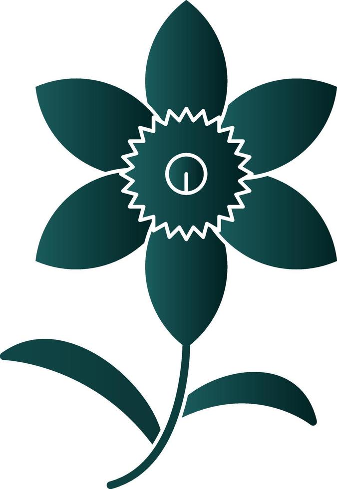 diseño de icono de vector de narciso