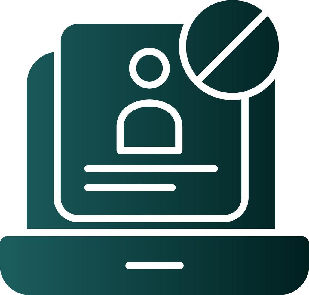 Unauthorized Vector Icon Design