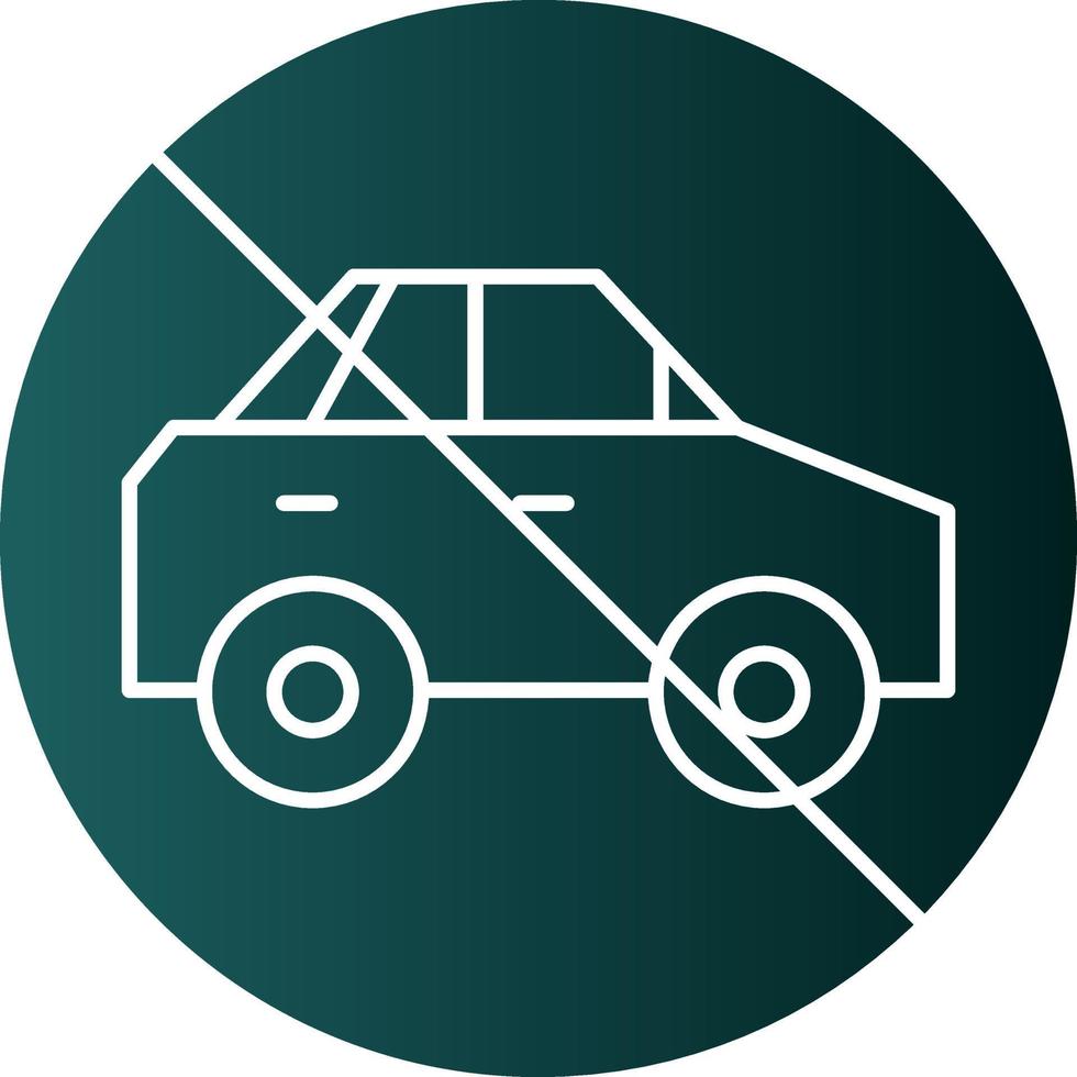 No Travelling Vector Icon Design