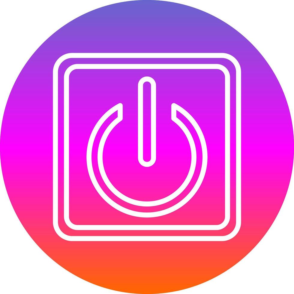 Power Button Vector Icon Design