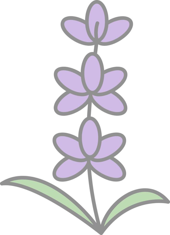 diseño de icono de vector de lavanda