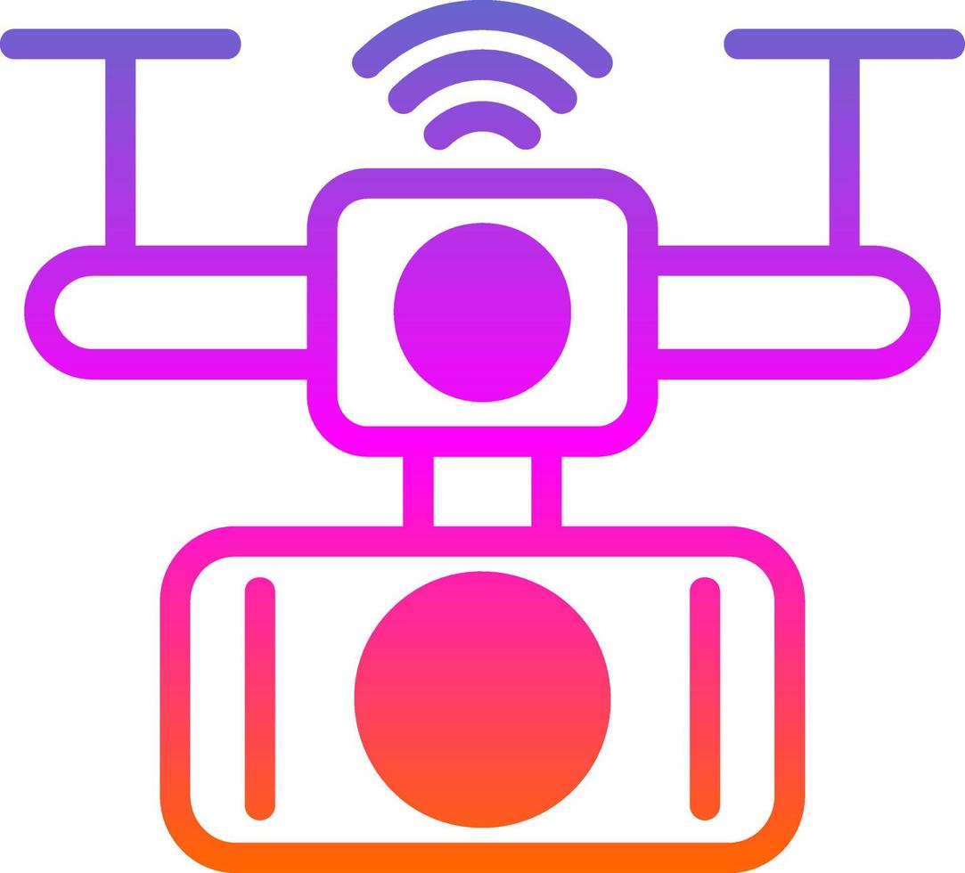 Drone Vector Icon Design