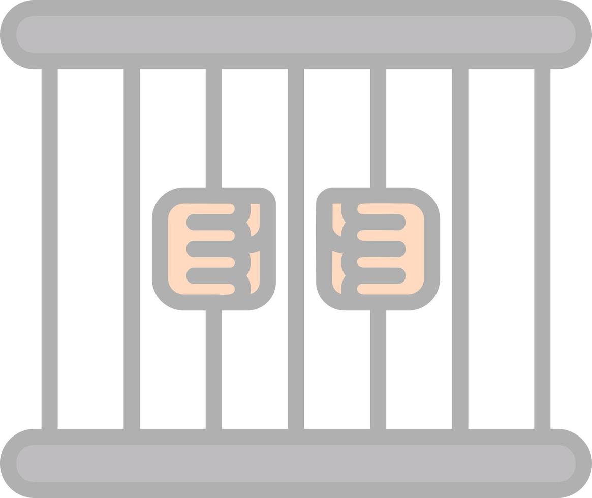 Jail Vector Icon Design