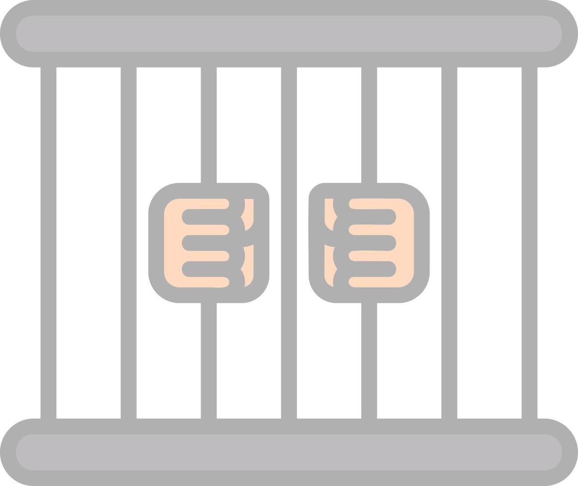 Jail Vector Icon Design