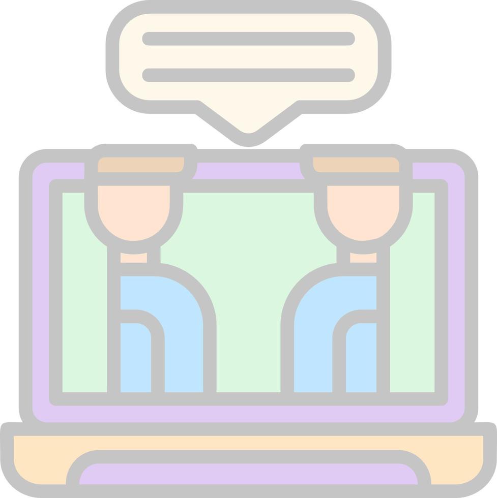 Meeting Vector Icon Design