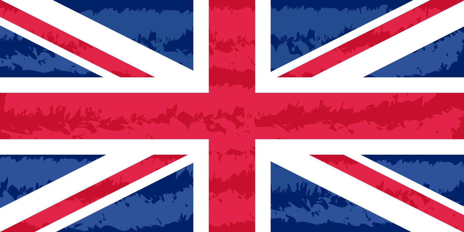 United kingdom flag Flag background symbol grunge style vector