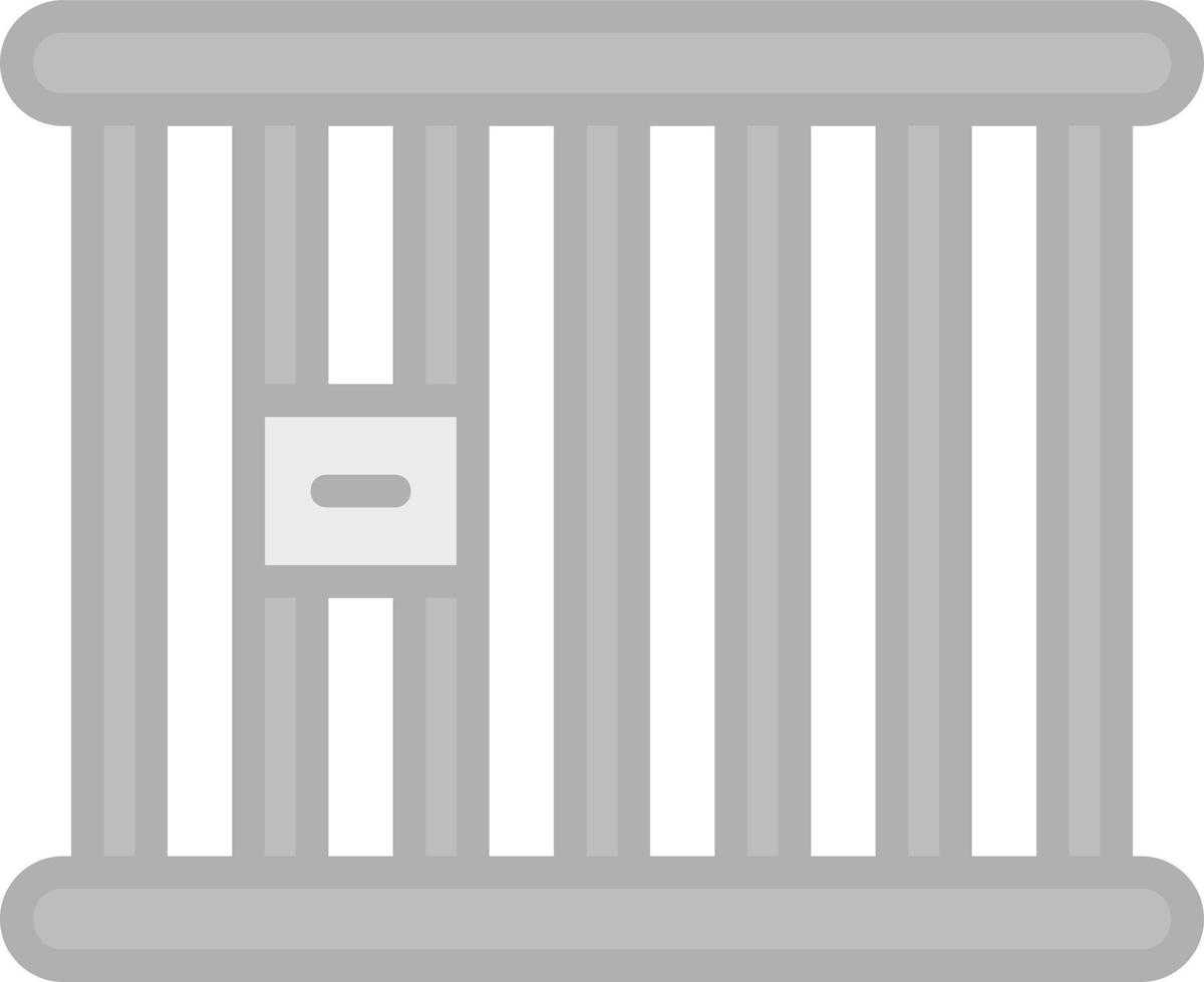 Prison Cell Vector Icon Design
