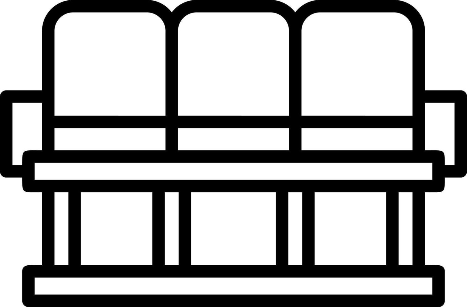 Sitting Area Vector Icon Design