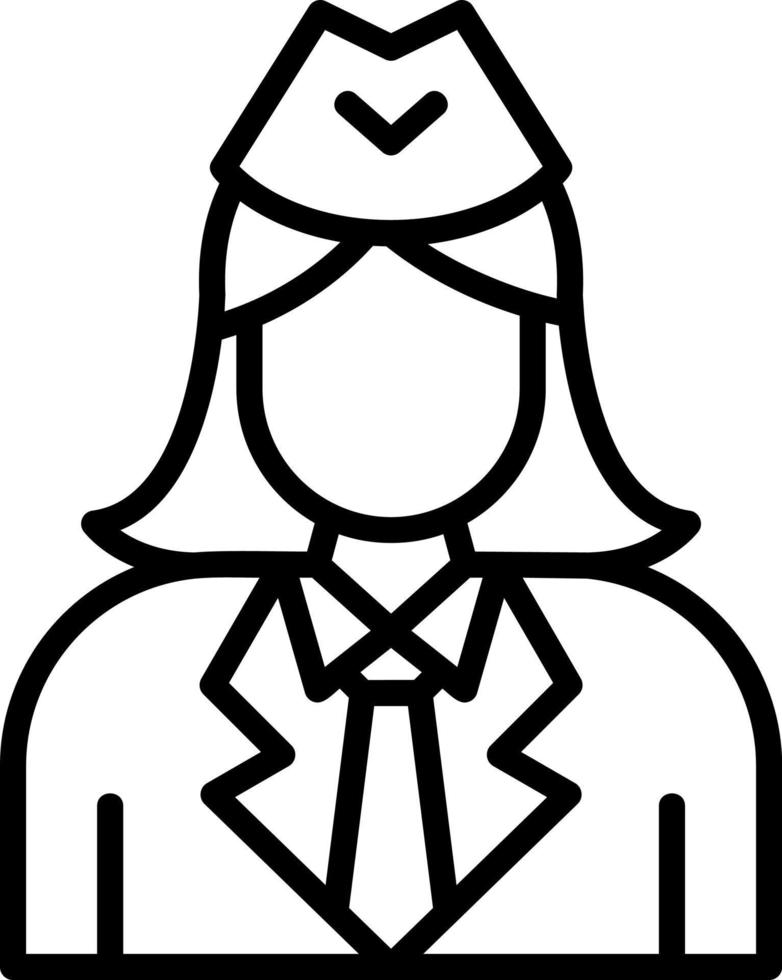 Hostess Vector Icon Design