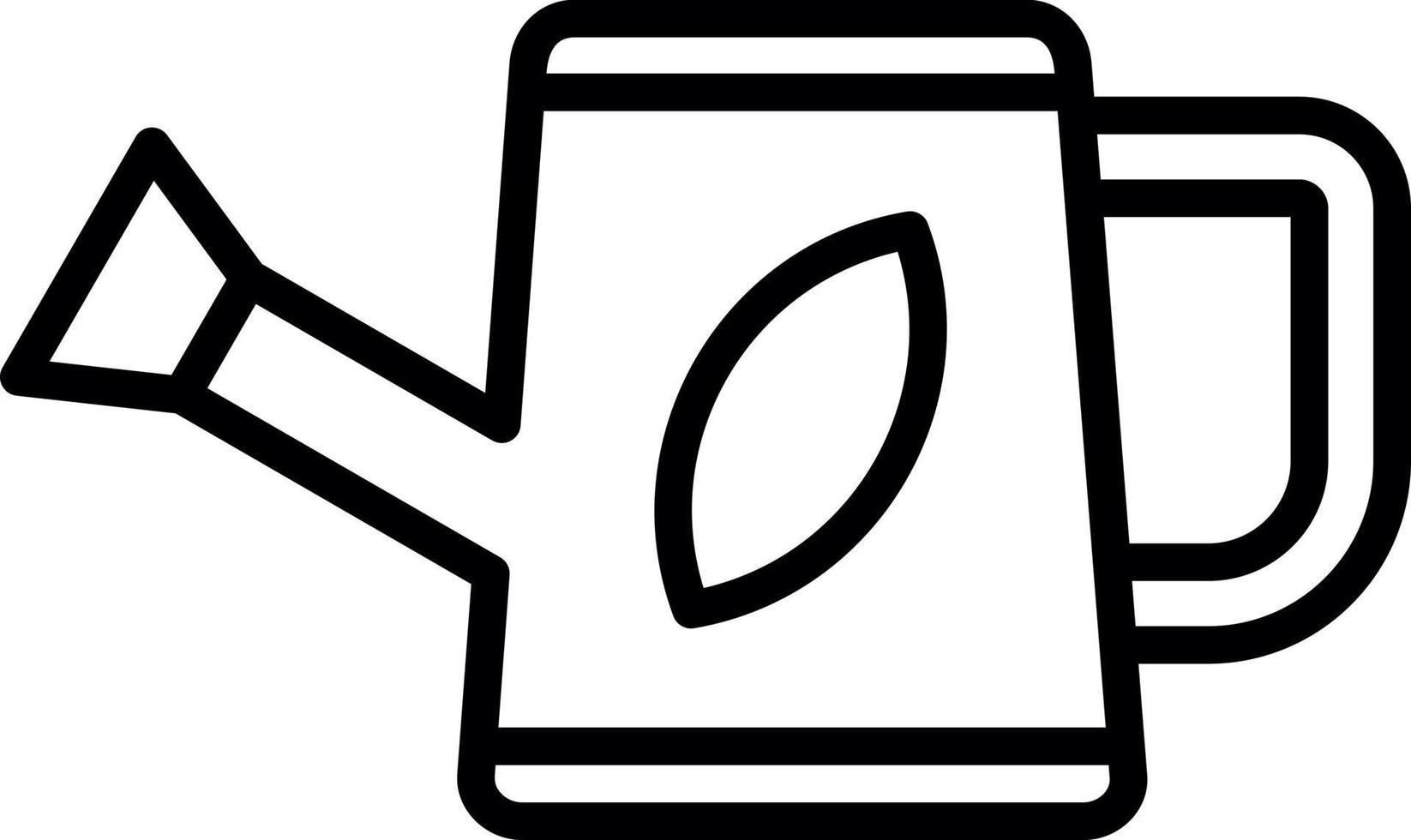 Watering Can Vector Icon Design