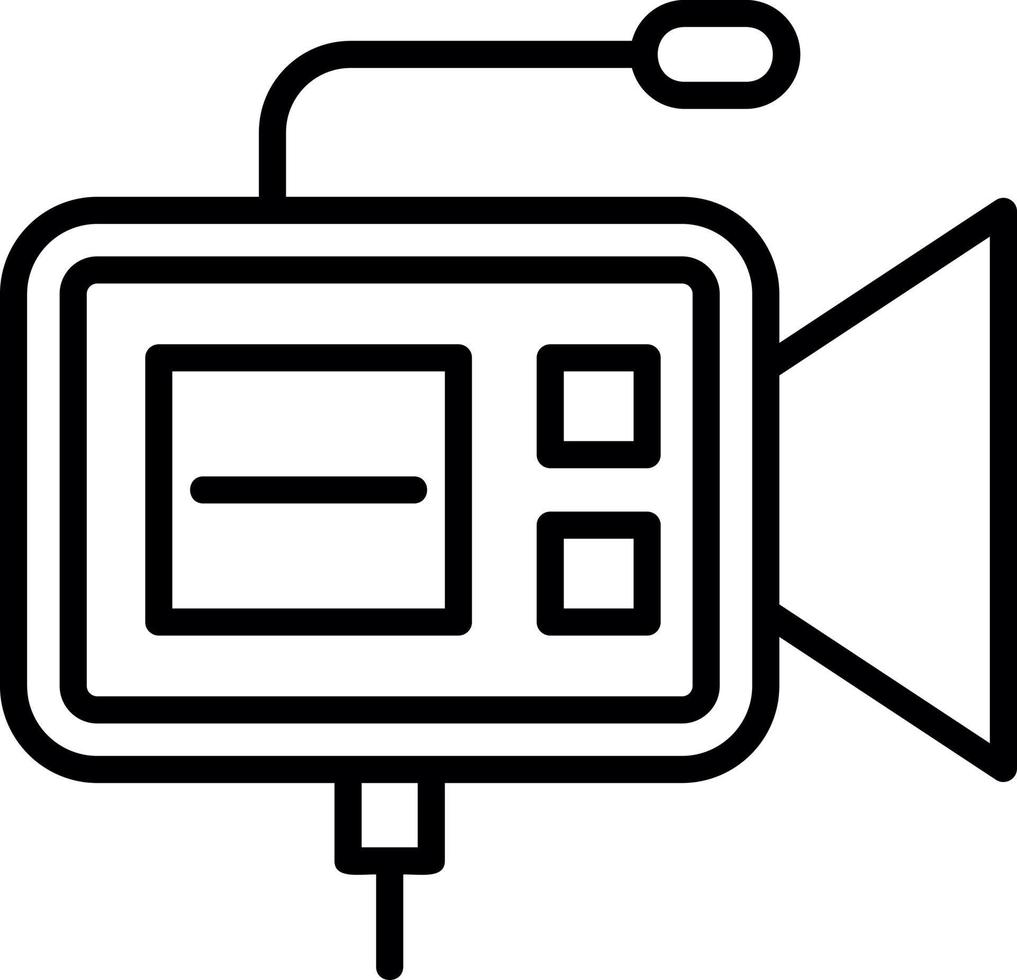 Video Camera Vector Icon Design