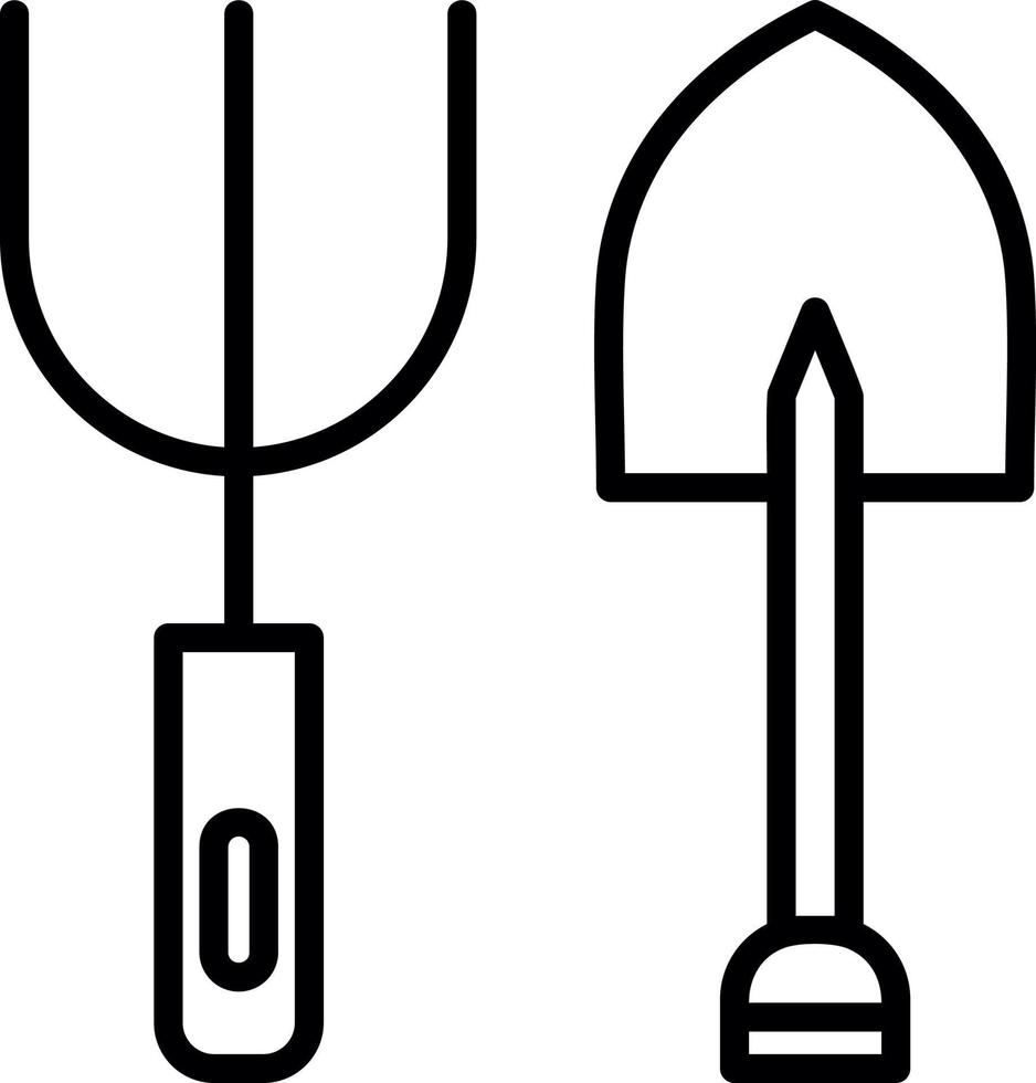 Pitchfork Vector Icon Design