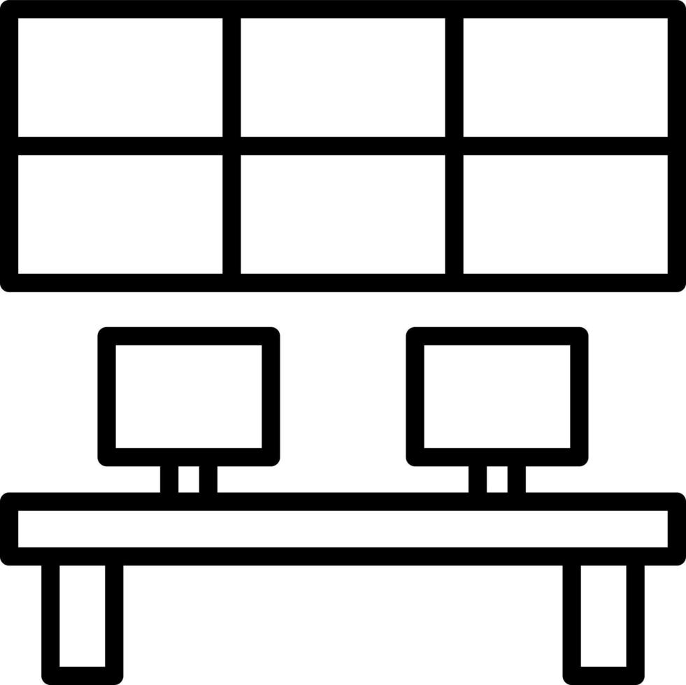 Control ROom Vector Icon Design