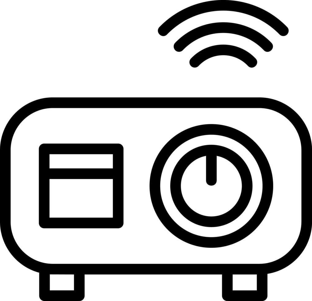 Video Projector Vector Icon Design