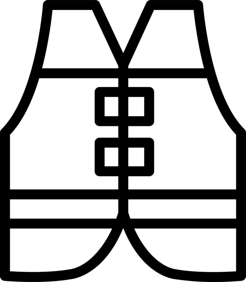 Lifejacket Vector Icon Design