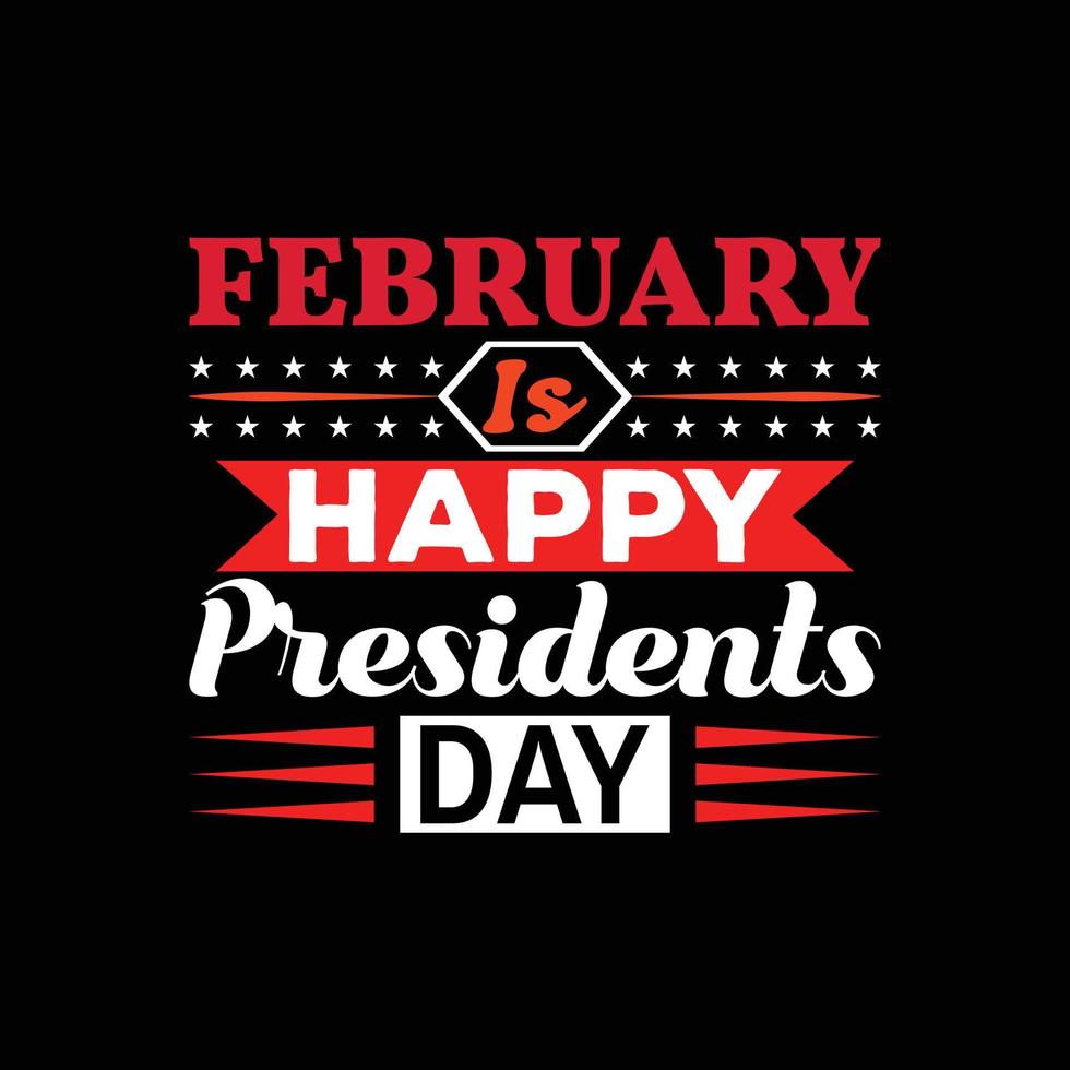President Day T-shirt Design vector