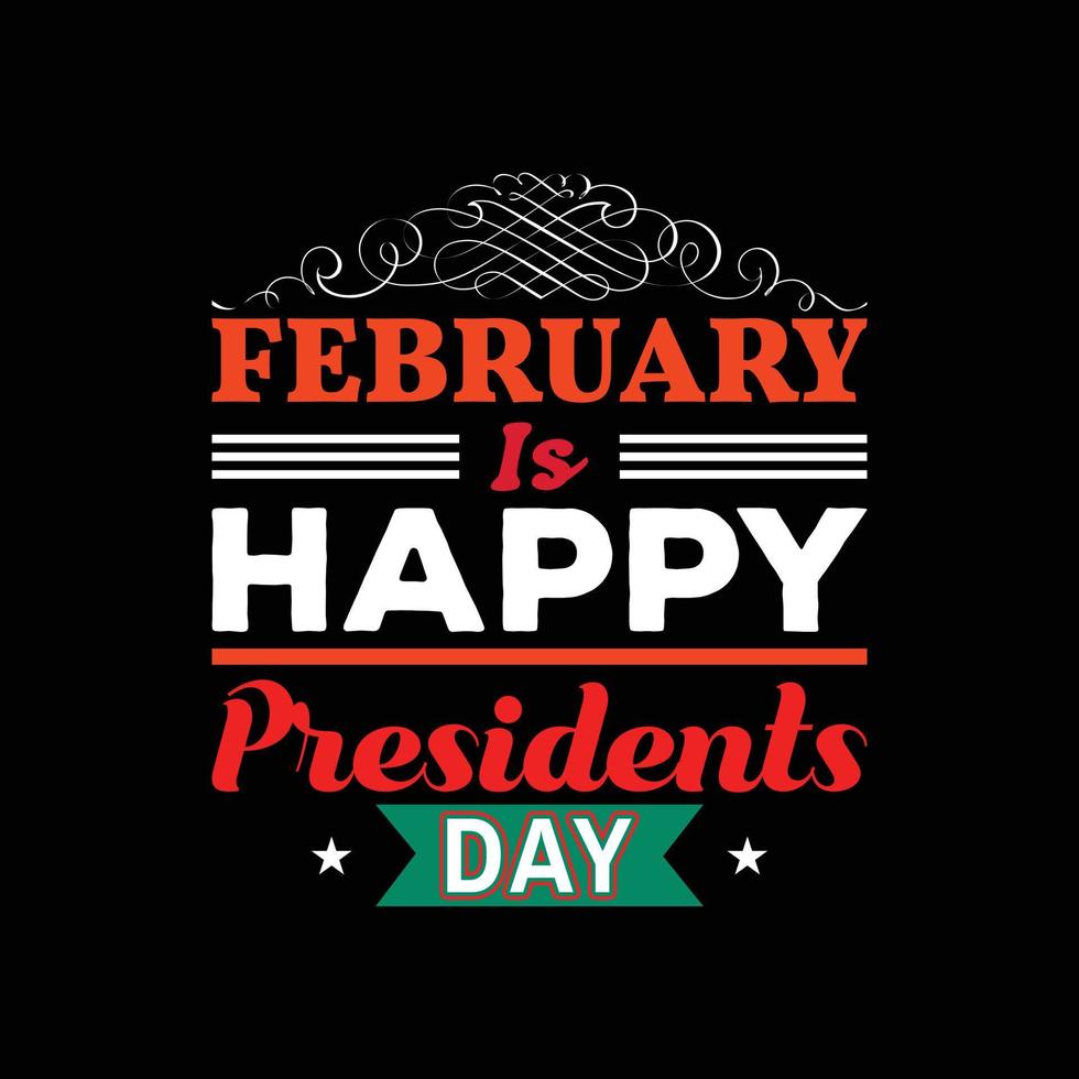 President Day T-shirt Design vector