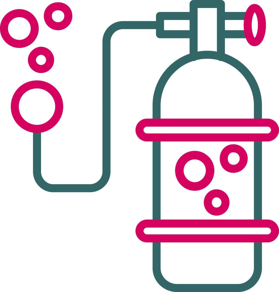 Oxygen Cylinder Vector Icon